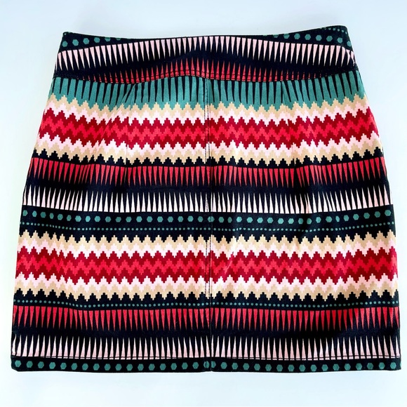 Divided / H&M Colourful Geometric Aztec Patterned Mini Skirt - Picture 8 of 14
